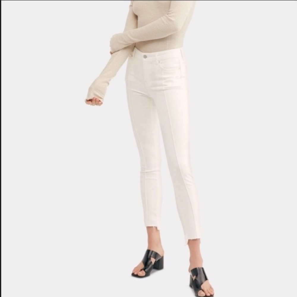 Free People Del Wray Step Hem Stretch Skinny Jean - Picture 4 of 12